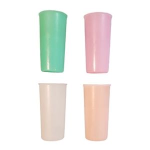 Vintage Pastel Tupperware Juice Cups